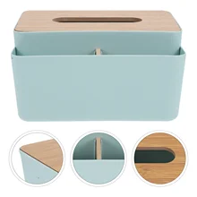 

Multi-functional Design Tissue Stand Tissue Storage Holder Home Desktop Decor