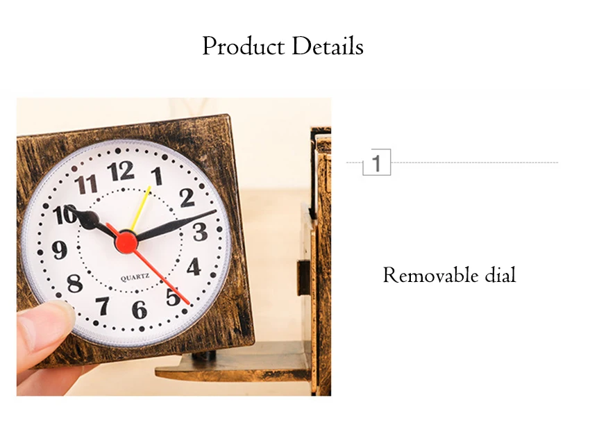 Retro Forklift Unique Digital Clock