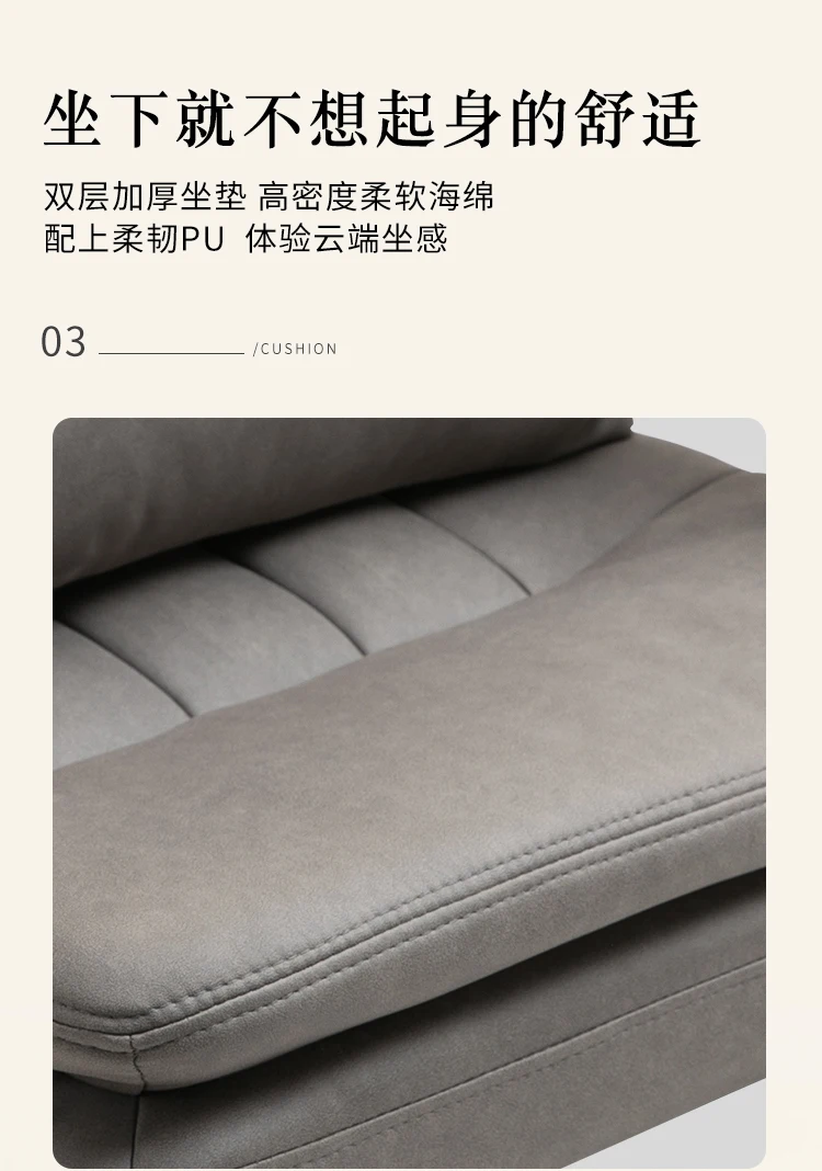 Description Picture 6 of itemLuxury Ergonomic Office Chair Leather Makeup Armrest Mobiles Gaming Swivel Arm Chair Desk Sillas De Oficina Modern Furniture