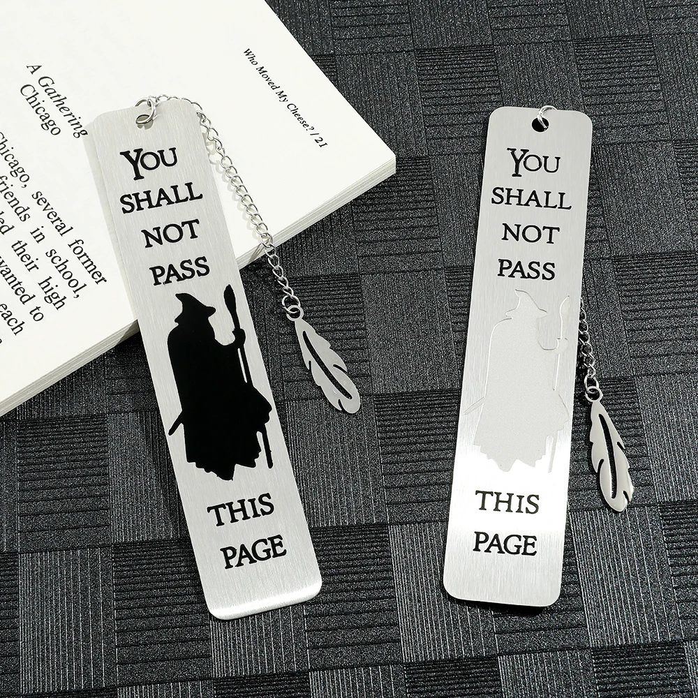 Witch Warning Book Mark Personalized Metal Bookmarks Reading Markers Book Accessories Gift for Lovers Women Men Collect metal bookmark,bookmarks stationery supplies