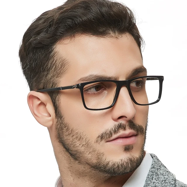 OCCI CHIARI-Montura gafas para hombre, lentes de moda para hombre, estilo de negocios, miopía, gafas graduadas ópticas, montura alta calidad _ - AliExpress