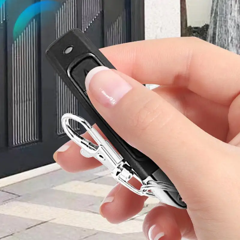 Garage Opener Remote 433Mhz Copy Remote Controller With Keychain 4 Button Remote For Garage Replacement Driveway Gate Opener
