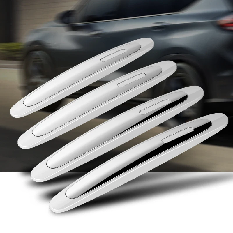 4Pcs Car Door Side Strip Protector Abs Edge Adesivi Paraurti Anti-Collisione Per Maserati Ghibli President Levante Mc20 Mc12