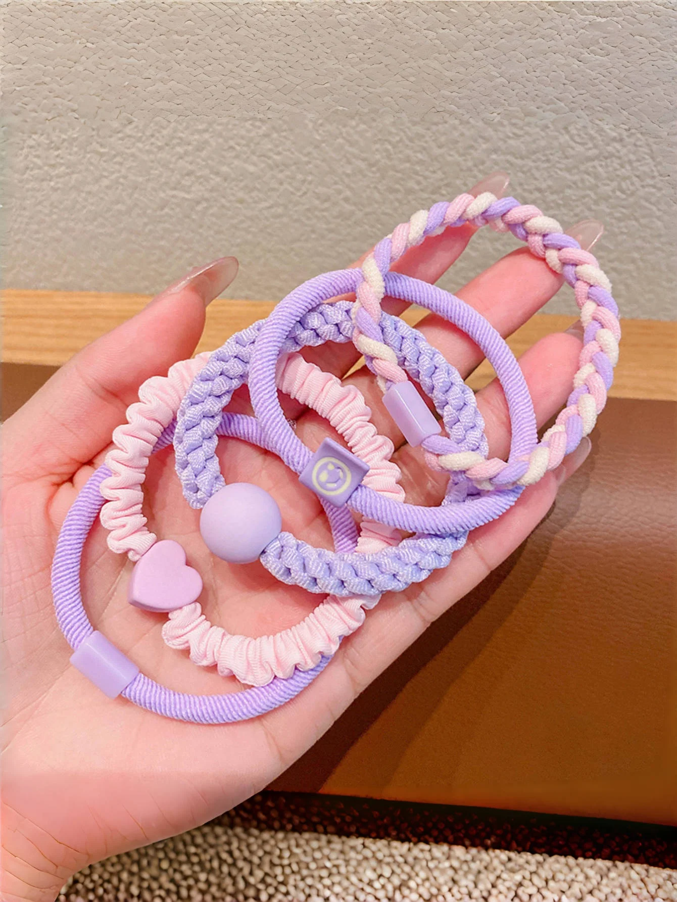 Colored rubber bands for girls
