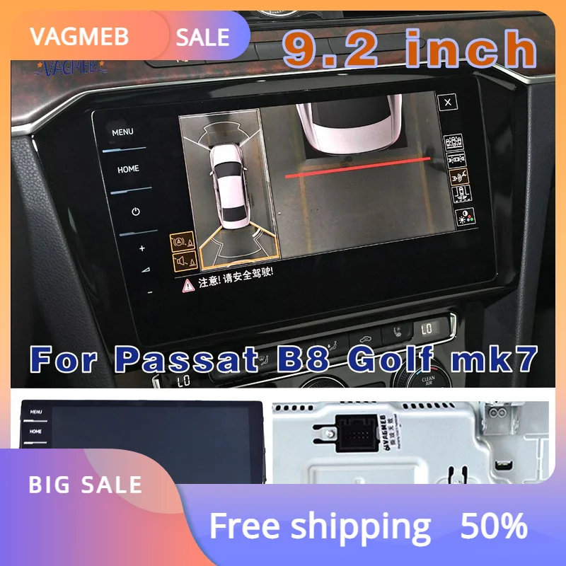 Originale Per Vw Passat B8 Golf Mk7 Mk7.5 R Tiguan Mk2 Display Radio Da 9.2 Pollici 5 G6 919 606 D 5 G6 919 606 A 5 G6 919 606