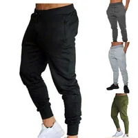 2024 Fashion Men Gyms Pure color Pants Joggers Fitness Casual Long Pants Men Workout Skinny Sweatpants Jogger Tracksuit Trousers