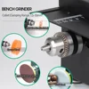 150W 2 In 1 Table Saw Belt Sander Kit Variable Speed Bench Circular Saw 30mm Depth DIY Benchtop Grinding Sanding Cutting Machine 4