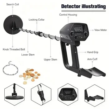 Underground Metal Detector Treasure Hunter Gold Circuit Metales HOT SALE Detecting Gold, Coin, Treasure Hunting 3