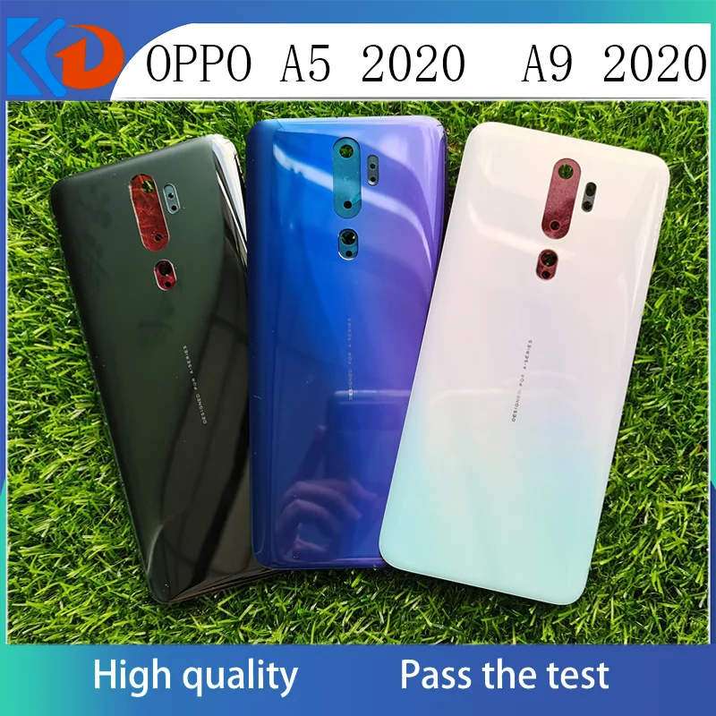 

Задняя крышка аккумулятора для OPPO A5 2020 / A9 2020, задняя крышка ПК, запасные части для замены дверей