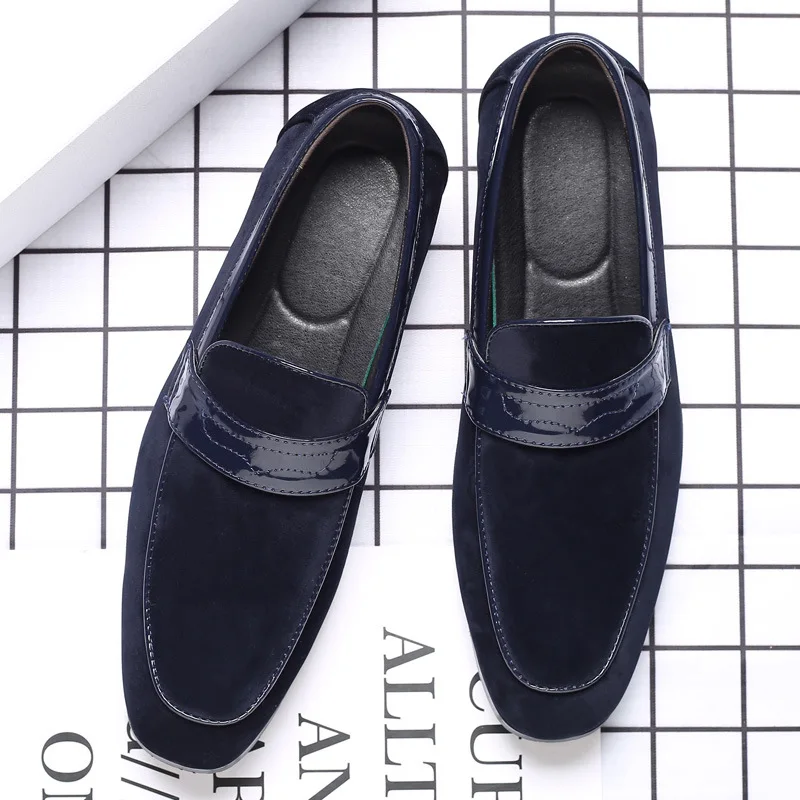 

Luxury Designer New Pointed Suede black Oxford Shoes For Mens Formal Wedding Prom Dress Homecoming Sapatos Tenis Masculino