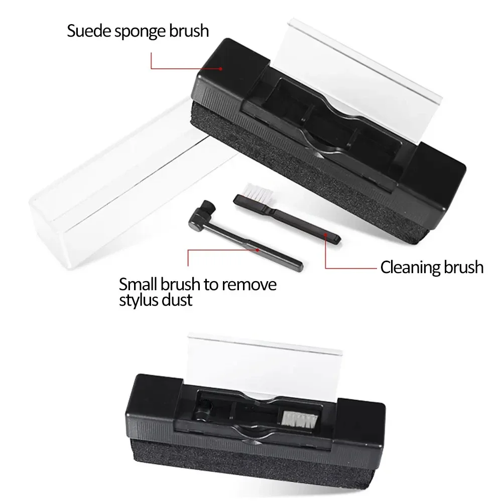 Vinyl Record Cleaner Brush 1 Set Anti Static for Phonograph Turntable LP Vinyl Records Cleaning Kit