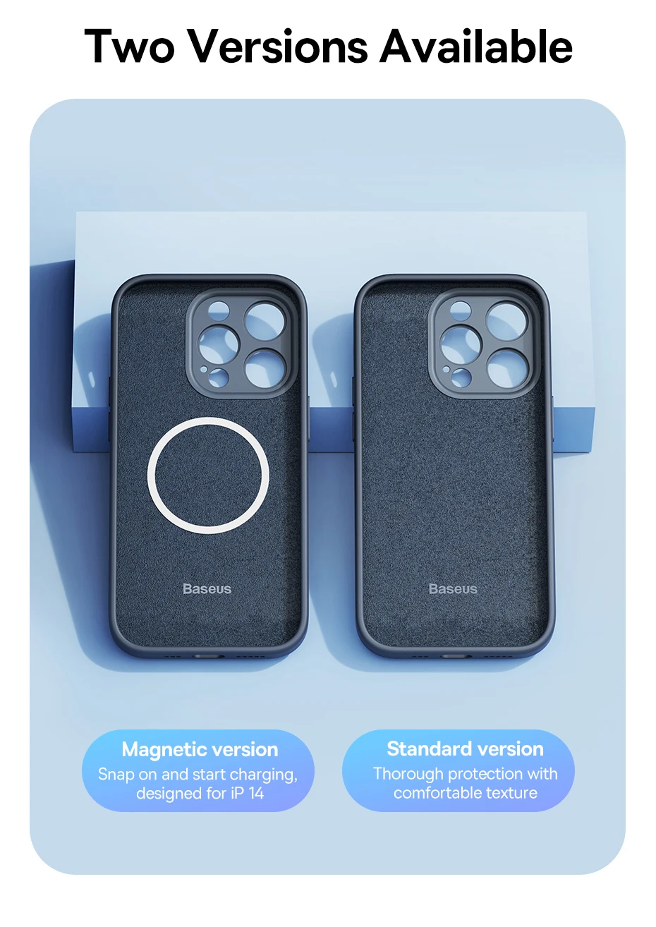 Baseus Liquid Silica Gel Case for iPhone 14 Series