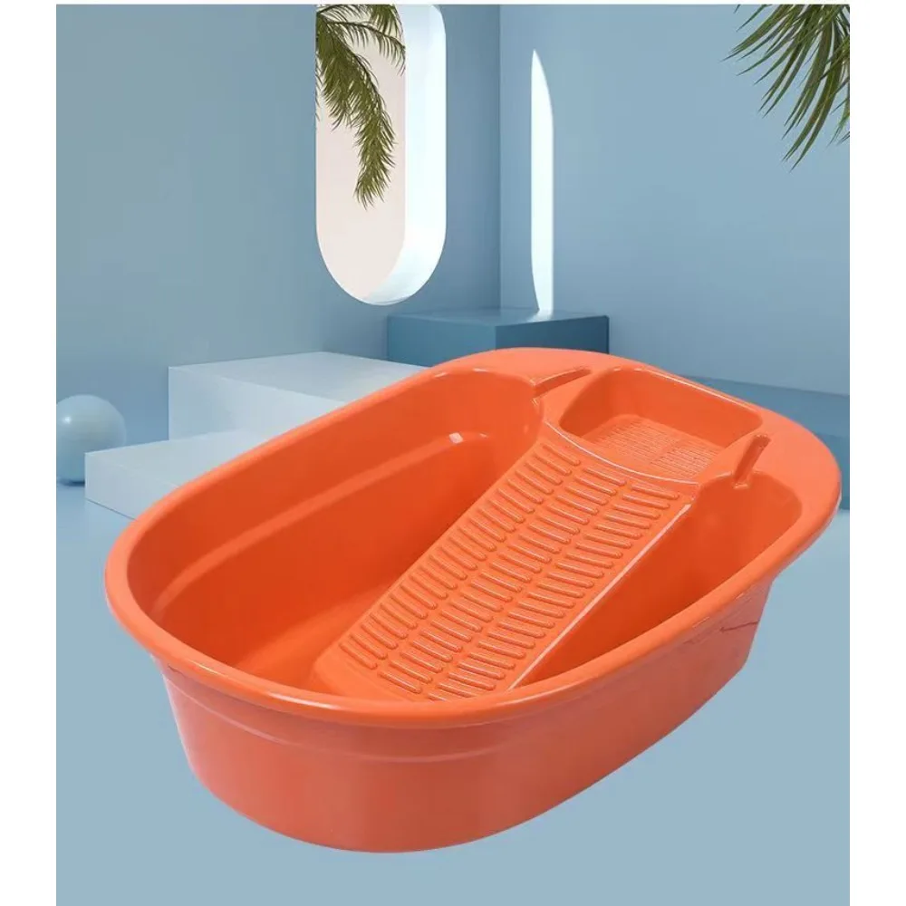 

Plastic thickened washbasin laundry basin with washboard king size laundry basin integrated dormitory home student basin
