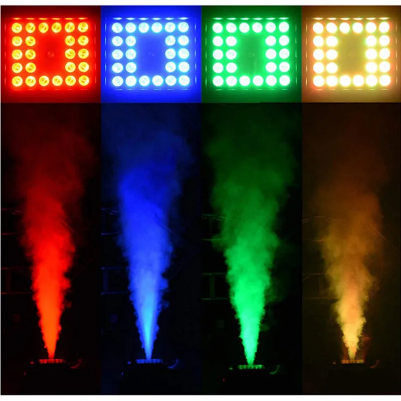 Festivals Colorful Smoke Machine Wedding Bar Props Stage Effects 1500w with LED Lights Stage Special Stage Fog Machine Store