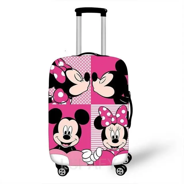 Защитный чехол для чемодана Disney с Микки и Минни для путешествий, подходит для женских чемоданов на колесиках 18-32 дюймов, эластичный чехол для багажника (art.: 3920c5cfe289b) - 3920c5cfe289b
