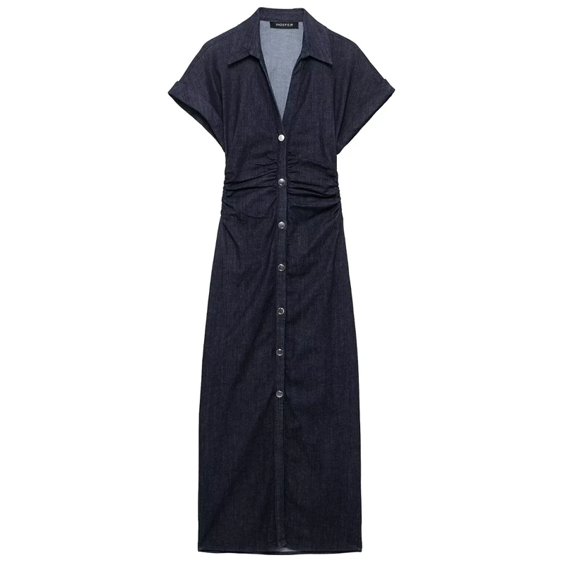 فساتين نسائية من TRAF فساتين طويلة أنيقة باللون ال...