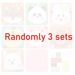 Beginner Kids Sewing & Craft Kit - DIY Embroidery Animal Dolls Gift Set (Randomly 3 sets)