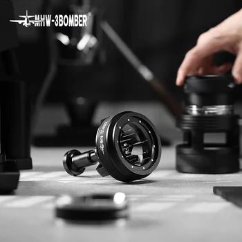 MHW 3Bomber 58mm WDT Verteilungswerkzeug - 14 Nadeln Verstellbarer Espresso Rührer Verteiler Professionelles Kaffee Werkzeug Zubehör