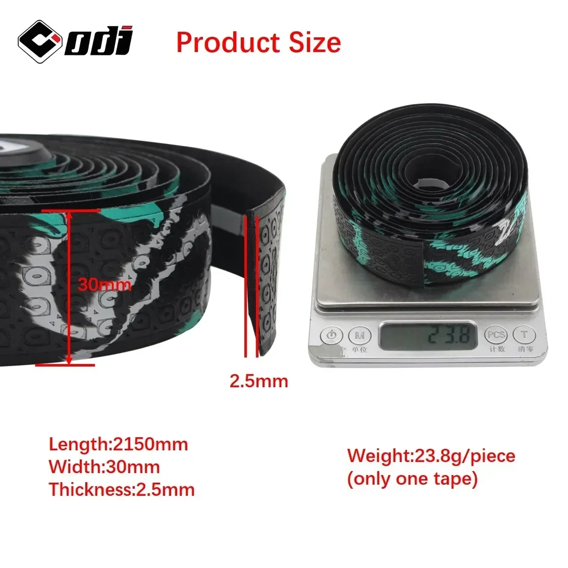 PU EVA Non-slip Colorful Handlebar Cover ODI Soft Bike Shock Handle Bar Tape for Road Bike Slide accessories 1 Pair Bike Handlebar Tape