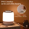 PZSUNLY LED Touch Lamp Night Light Table Lamp Bedside Lamp Bedroom Lamp with Touch Sensor Portable Desk Lamp Light for Kids Gift 2