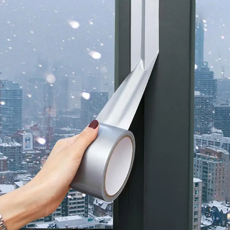 Weather Tape Self-adhesive Soundproof Seal Strip Window Sealer For Winter Windproof Stripping Cold Air Blocker Accessories