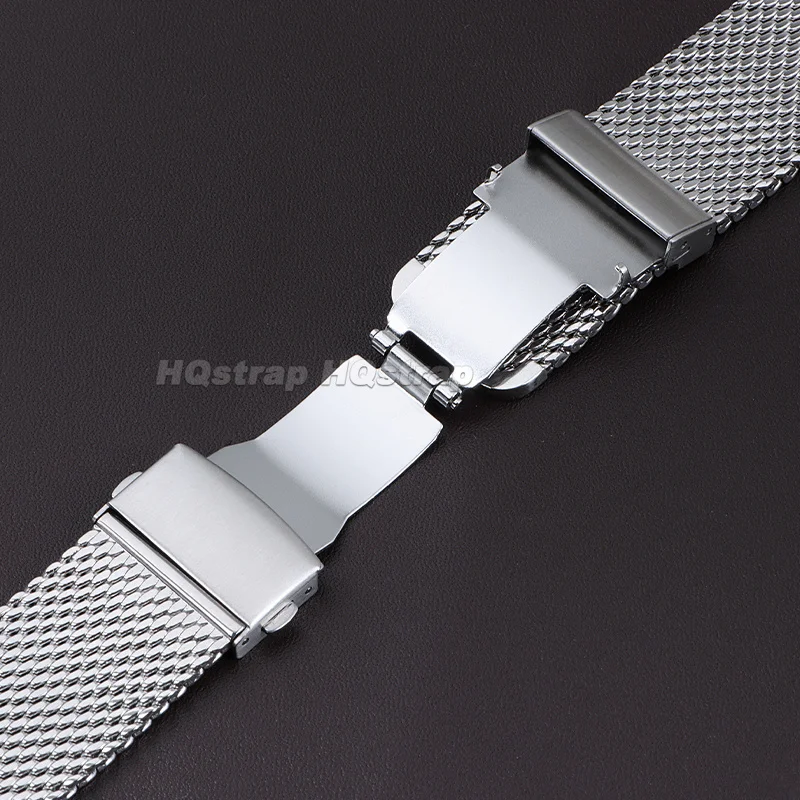 Stainless Steel Mesh Milanese Watch Band - Premium Metal Replacement Bracelet, 1.0mm