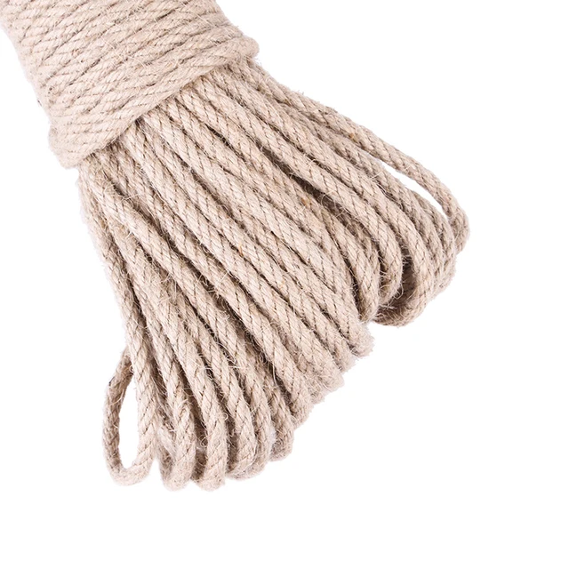 Sisal Rope Cat Tree DIY Scratching Post Toy Cat Climbing Frame Replacement Rope Desk Legs Binding Rope for Cat Sharpen Claw 5