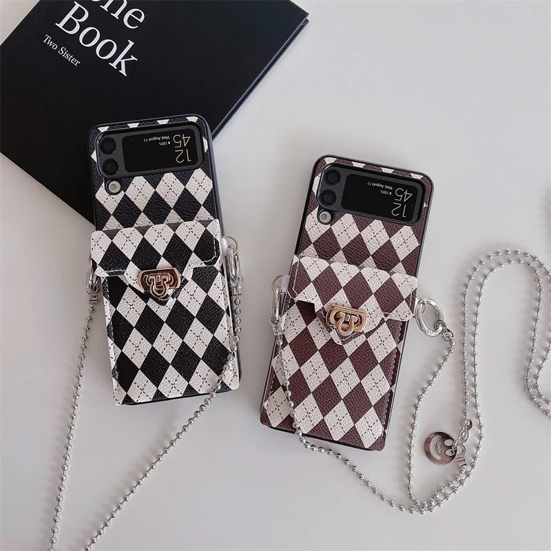 louis vuitton checkered Case Samsung Galaxy Z Flip 3