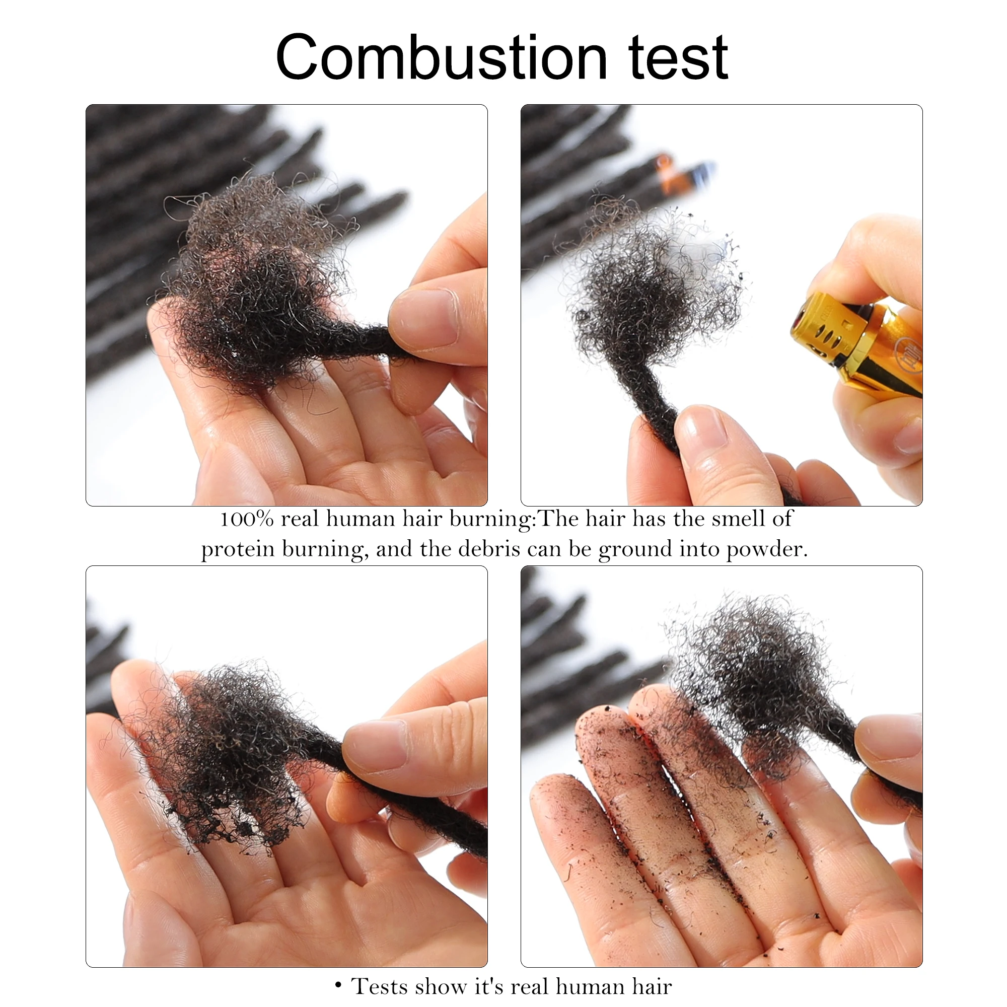 Orientfashion 100% �ΰ��� �Ӹ�ī�� �ڸ� ��� Ȯ�� �ڿ� Dreadlocks �Ӹ� Ȯ�� ���� ���� £�����鼭 0.4cm microlocs