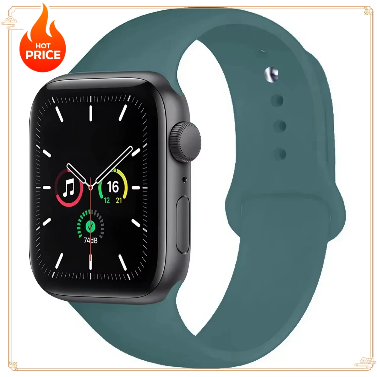 Premium Silicone Strap for Smartwatch - Versatile and Durable Design