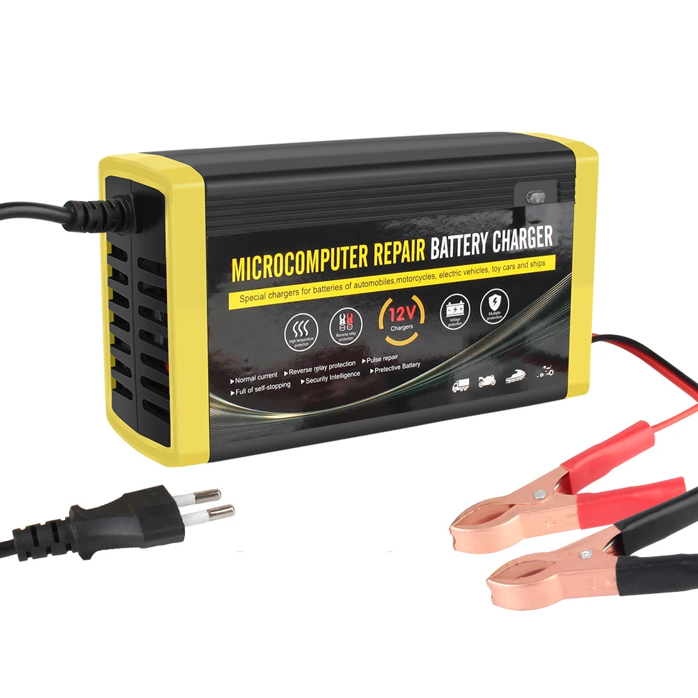 Power Pulse Repair Wet Dry Lead Acid Gel Charger Carica Rapida Caricabatteria Per Auto Per Auto Caricabatteria Per Auto Per Camion Intelligente 12V 6A