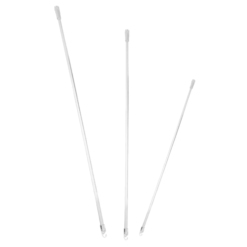 

3 Pcs Venetian Blind Rod Curtain Pull Tilt Wand Replacement with Hook Drapery Vertical Repair Blinds Opener