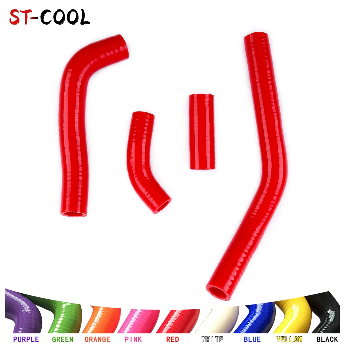 

For Honda CRF 450 R 450R CRF450R 2021-2022 Silicone Radiator Hoses Pipes Kit Silicon Tubes 4Pcs 10 Colors