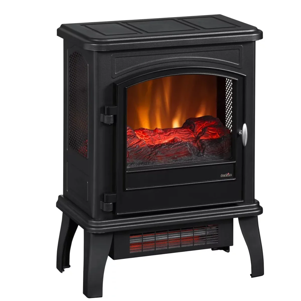 

5,200 BTU 1,000 sq ft Infrared Quartz Electric Fireplace Stove Heater, Black