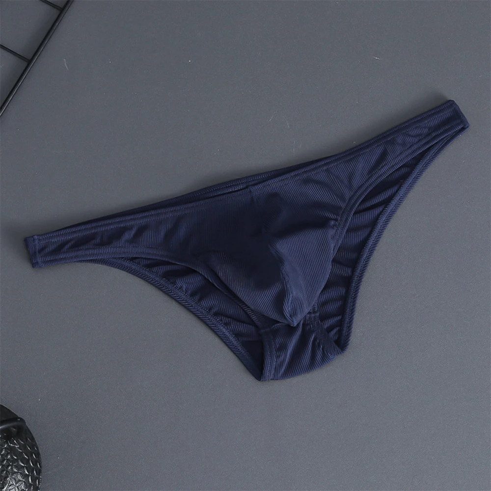 

1pc Men's Low Waist Briefs Panties Breathable U-convex Pouch Sexy Bikini Brief Shorts Underpants Man Lingerie Underwear