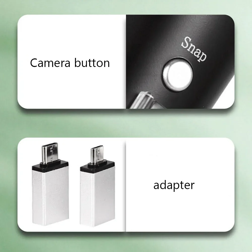 LED Digital Microscope with Stand Soldering Magnifier Endoscopic 500X 1000X 1600X for Mobile Phone PC
