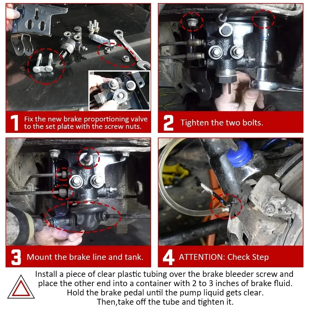 BONTO Brake Load Sensing Proportioning Valve With Vent For 95-04 Toyota Tacoma 2.7L 3.4L OEM:47910-35320 47910-27081
