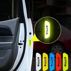 Car door reflective stickers, safety opening warning reflective tapes car accessories interior and exterior reflective stickers