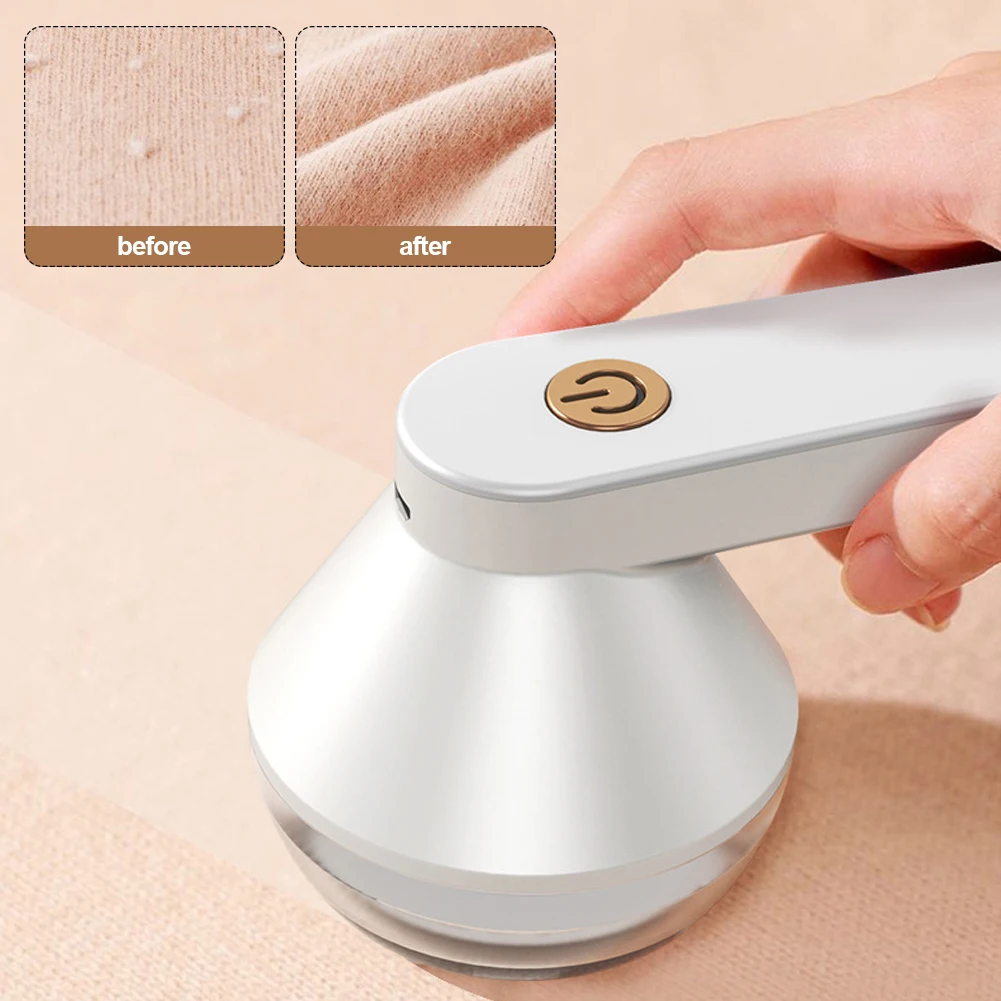 Description Picture 3 of itemUSB Electric Lint Remover Pellet Remover For Clothing Coat Sweater Shaver Hair Ball Trimmer Rechargeable Anti Pilling Razor