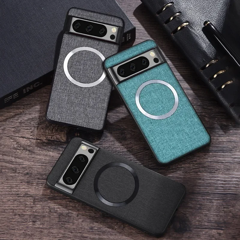 MagSafe Fabric Cloth Magnetic Wireless Charging Slim Case Cover