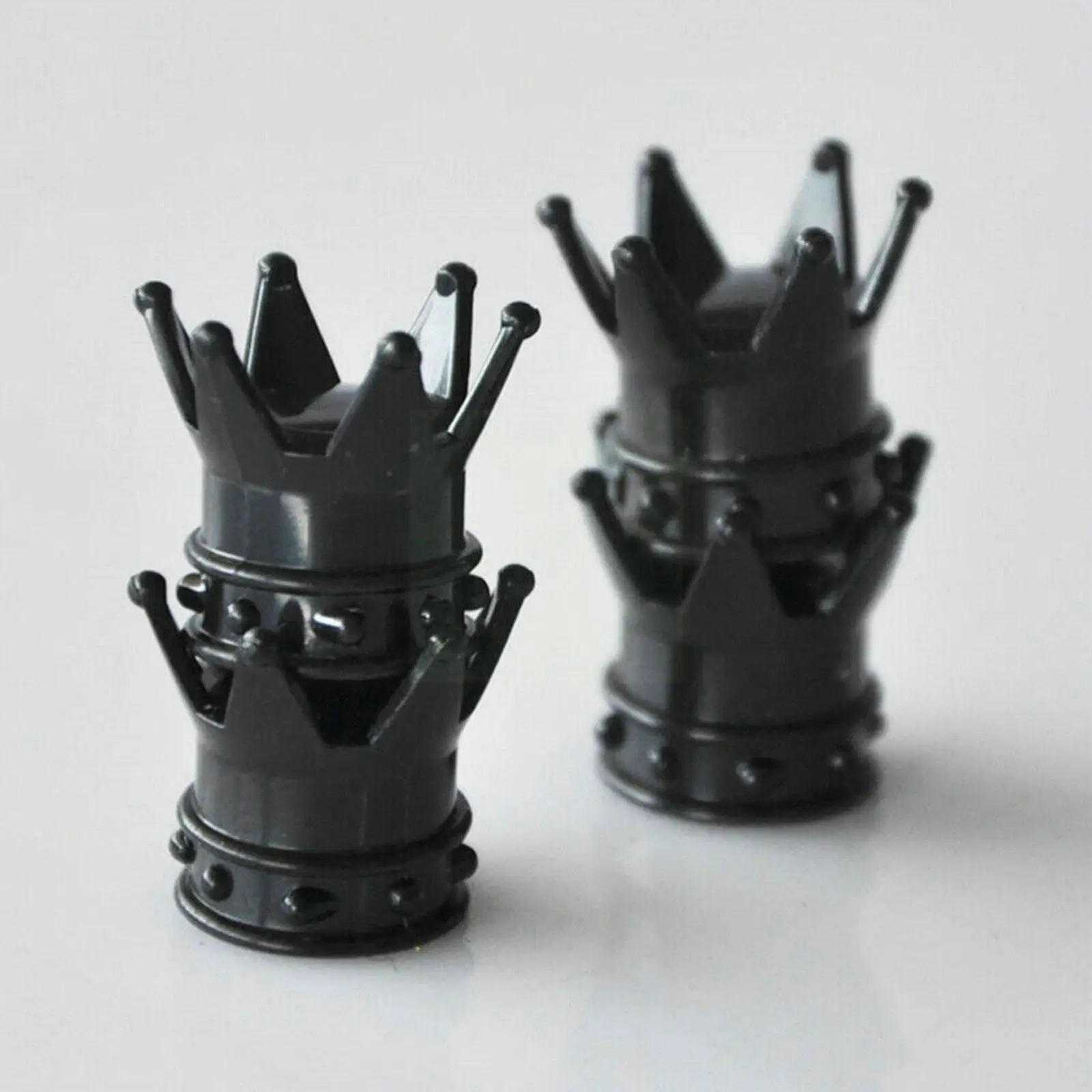 Wheel Tire Valve Caps Cover Silver Crown BLACK Diamond Stem Car Caps Cover Air Dust Truck Tyre Valve Motorcycle Bicycle Q6H J9Z4