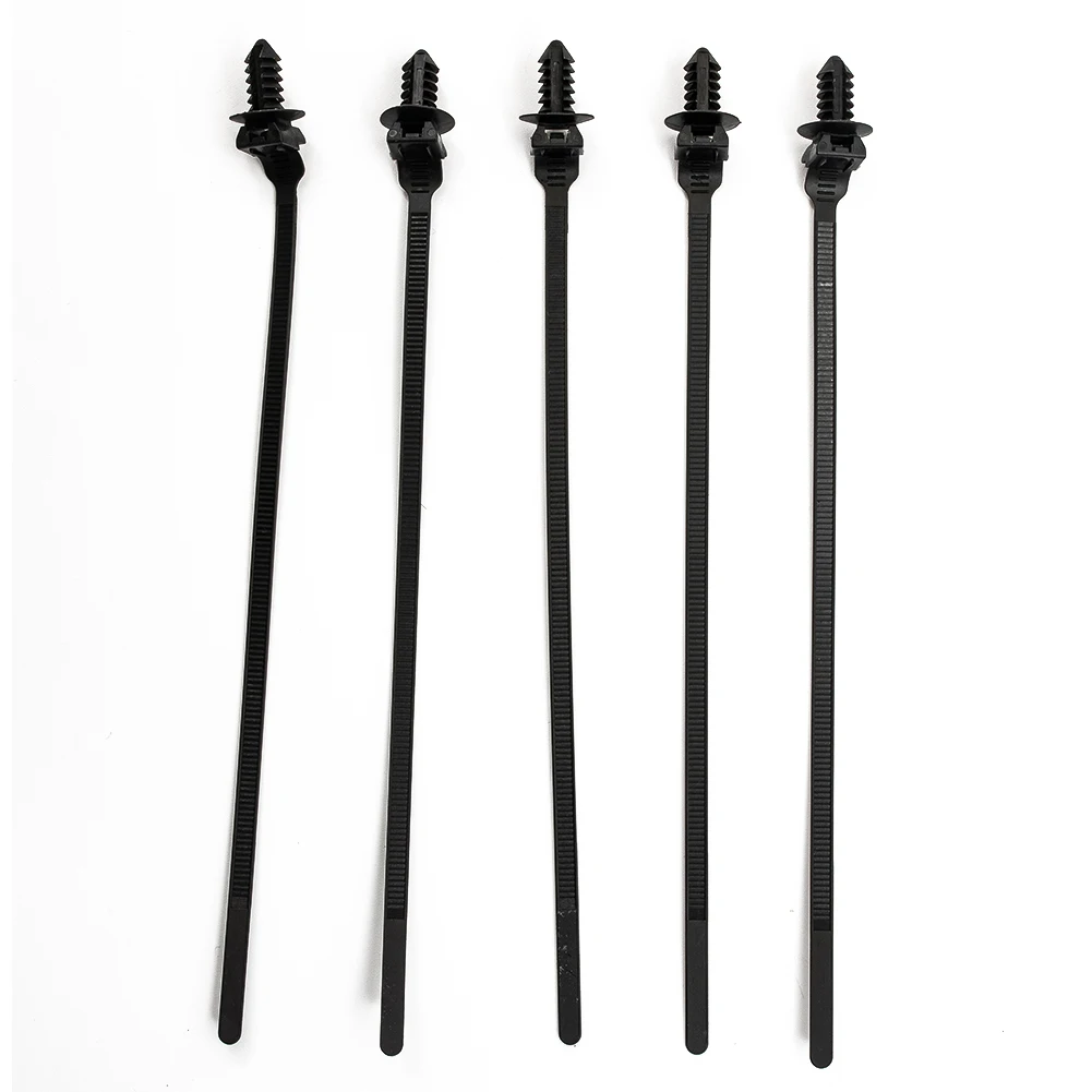 

New Practical Durable High Quality Cable Ties Parts 185mm 50pcs Accessories Black Car Nylon Released Zip Straps