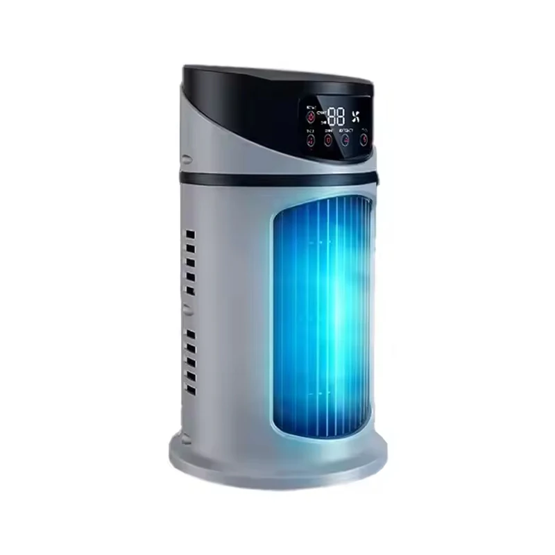 Portable Cold Air Conditioner Fan 6-Speed Use Air Cooled with Humidifier Desktop Cooling Fan for Home Office Bedroom
