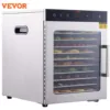 VEVOR Electric Food Dehydrator Machine with 10Tray Food Dehydrator 800/1000W Household Vegetables Fruit Dryer with Digital Timer 1