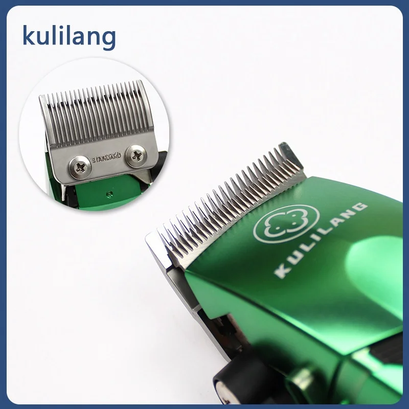Cordless Oil Push Electric Scissors Professional Men High Power High Quality Barbershop Hair Salon Hair Clipper Trimmer Shaver 4