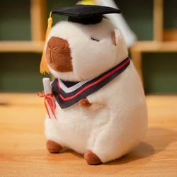 Cute Graduate Bear Plush Toy - Fun Graduation Gift & Home Decor - About 18cm (23cm white capybara)