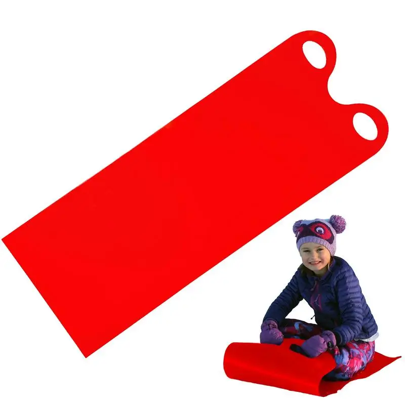 

Портативный слайдер для катания снега с ручкой, легкий и гибкий высокоскоростной слайдер для катания по снегу для детей