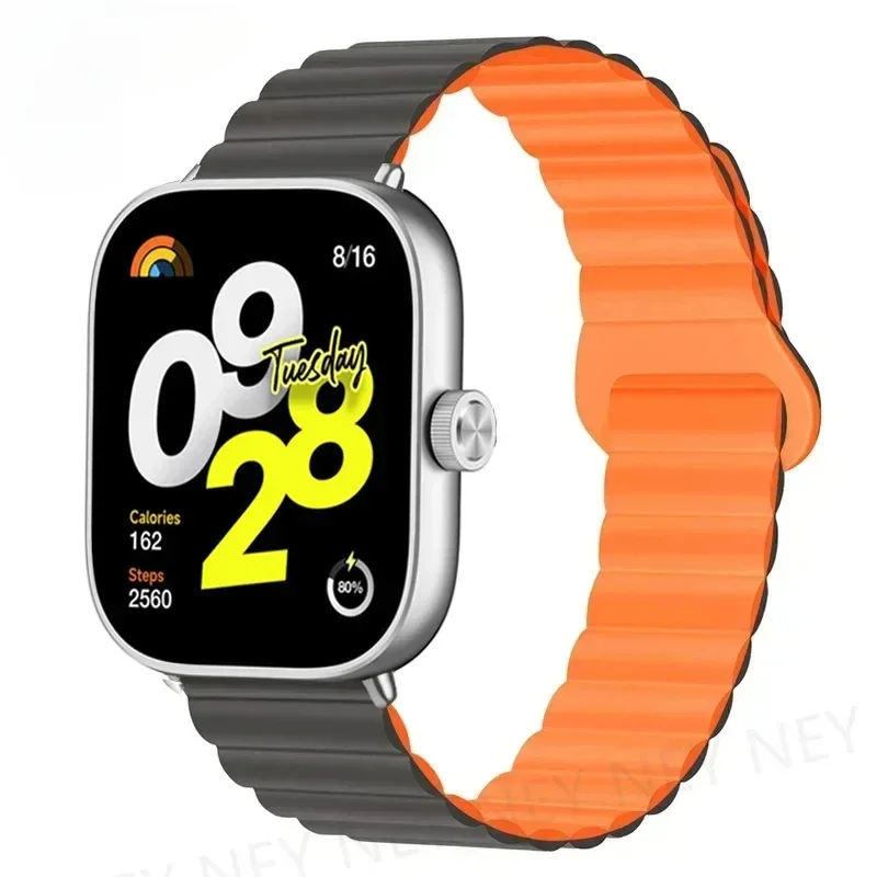 Magnetic Silicone Sport Wristband Bracelet - Universal Smartwatch Accessory