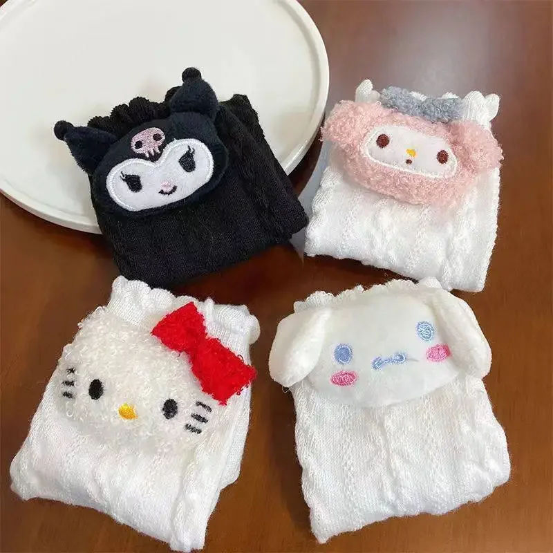 

Kawaii Sanrio Anime Cinnamoroll Socks Hello Kitty Cute Cartoon Kuromi Fashions My Melody Sweet and Fresh Christmas Present