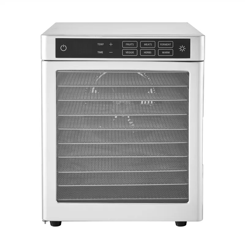 10 Layers Home Use and Commercial Use 220V Fruit Dehydrator Vegetable Snacks Meat Medicinal Materials Fruit Smart Food Air Dryer